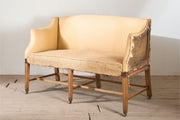 Georgian period Campaign sofa with tapered legs - TallBoy Interiors