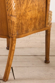 Art Deco walnut desk chair
