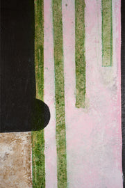 Large modern abstract painting on board by Sylvia Ortega - 002 - TallBoy Interiors