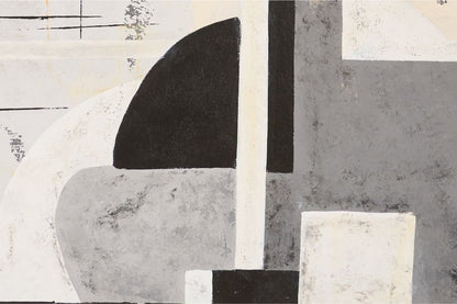 Large modern abstract painting on board by Sylvia Ortega - 003