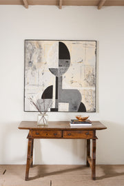 Large modern abstract painting on board by Sylvia Ortega - 003 - TallBoy Interiors
