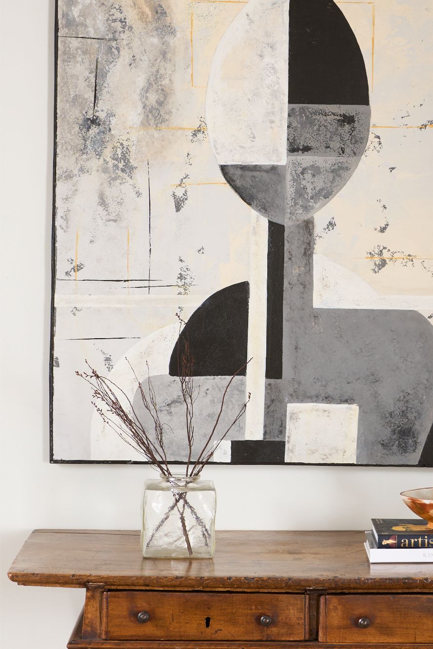 Large modern abstract painting on board by Sylvia Ortega - 003 - TallBoy Interiors