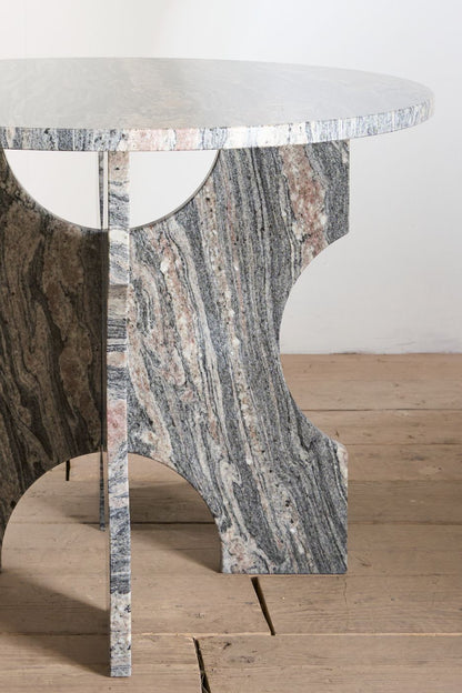 The 'Casa' circular marble centre table by TallBoy Interiors