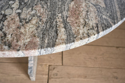 The 'Casa' circular marble centre table by TallBoy Interiors