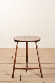 Rare late 18th early 19th century Elm cricket table - TallBoy Interiors