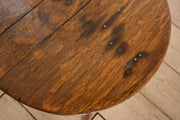 Rare late 18th early 19th century Elm cricket table - TallBoy Interiors