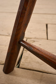 Rare late 18th early 19th century Elm cricket table - TallBoy Interiors