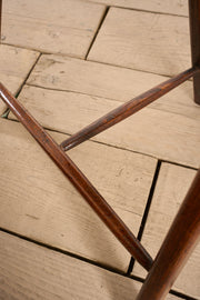 Rare late 18th early 19th century Elm cricket table - TallBoy Interiors