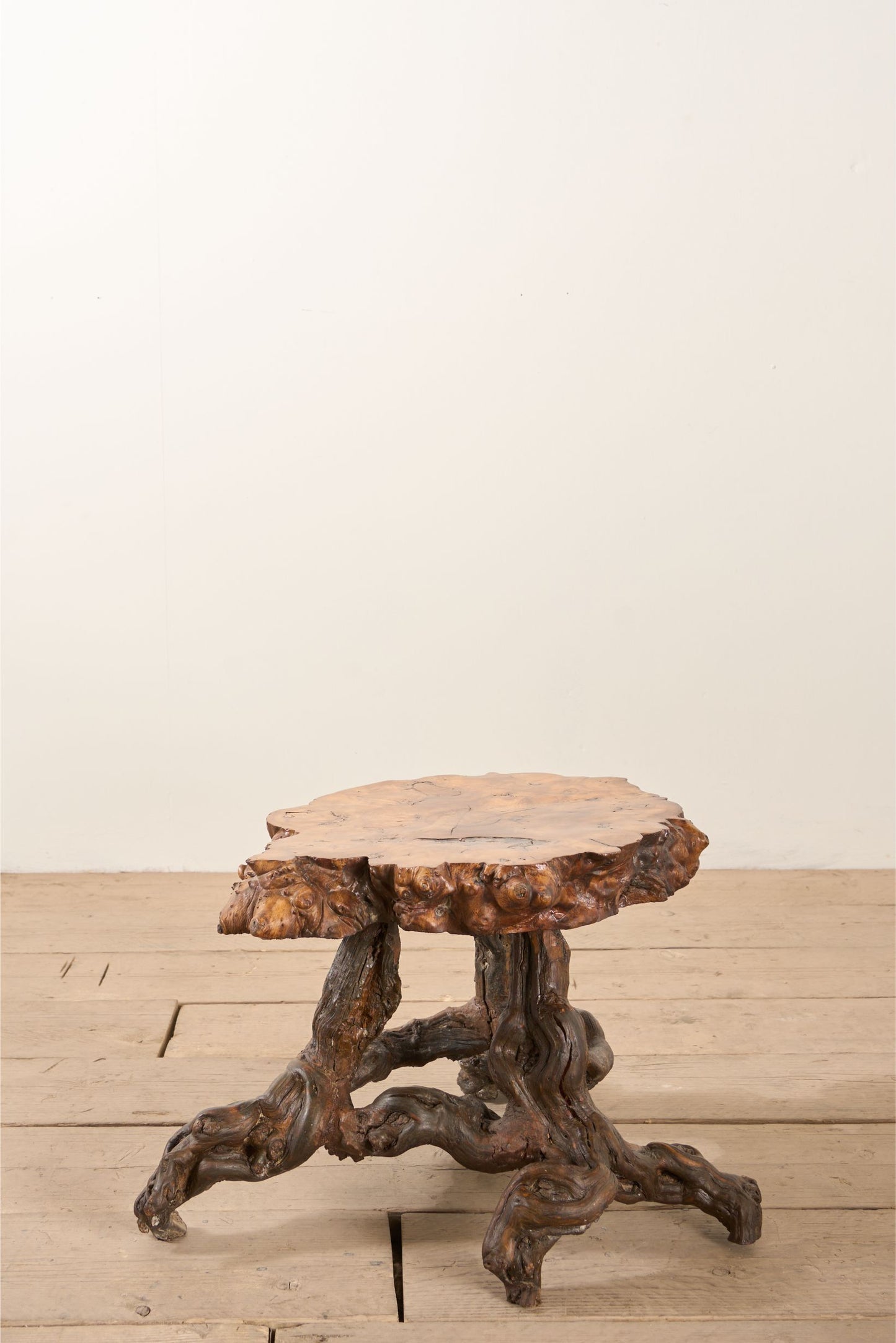 20th century Naturalistic root coffee table