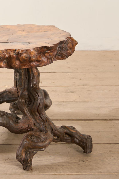 20th century Naturalistic root coffee table
