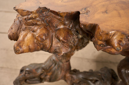 20th century Naturalistic root coffee table