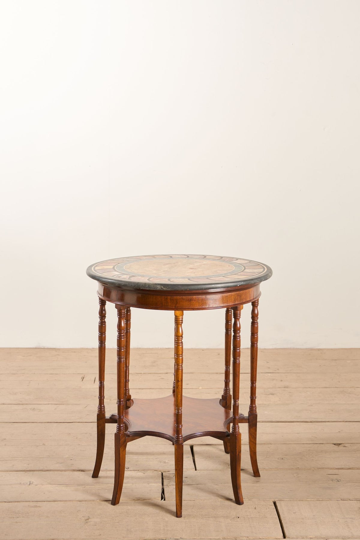 Rare 19th century Mahogany and Specimen marble side table - TallBoy Interiors