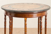 Rare 19th century Mahogany and Specimen marble side table - TallBoy Interiors
