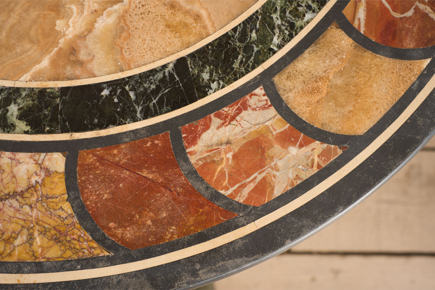 Rare 19th century Mahogany and Specimen marble side table