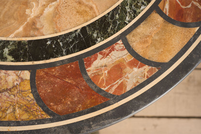Rare 19th century Mahogany and Specimen marble side table