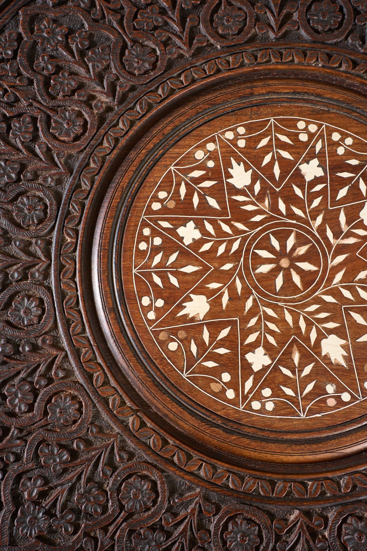 19th century Octagonal Padauk Anglo-Indian side table - TallBoy Interiors
