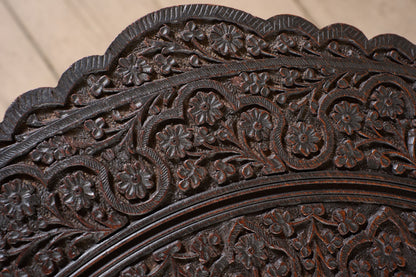 19th century Octagonal Padauk Anglo-Indian side table