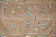 Large 20th century Embroidered Uzbek Rug / Wall covering