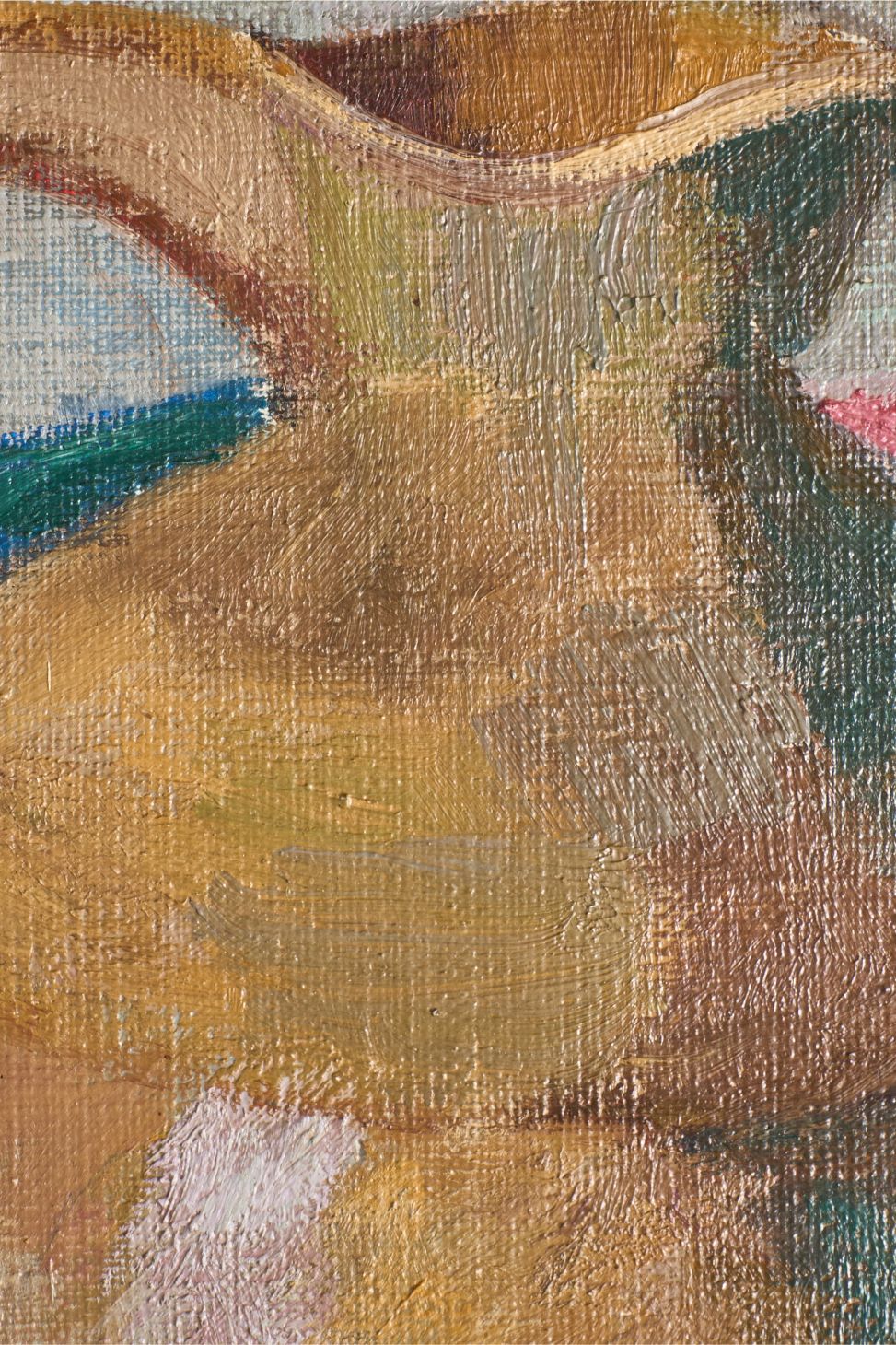 20th century oil on canvas still life painting by V Argenton