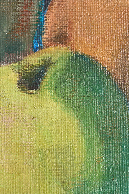 20th century oil on canvas still life painting by V Argenton