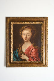 18th century Portrait of a girl after Pierre Gobert - TallBoy Interiors