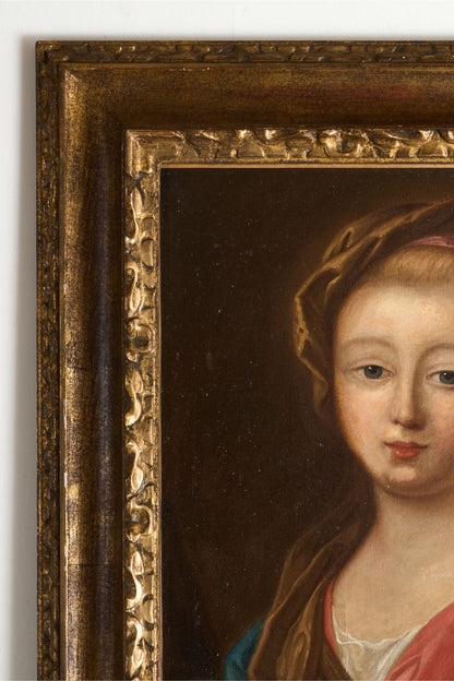 18th century Portrait of a girl after Pierre Gobert