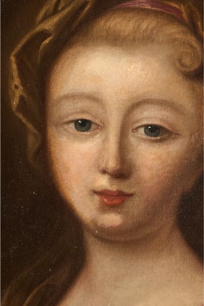 18th century Portrait of a girl after Pierre Gobert