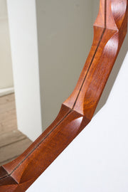Mid 20th century teak wall mirror by Dino Cavalli (3 available) - TallBoy Interiors
