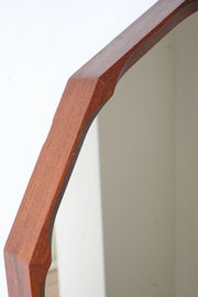 Mid 20th century teak wall mirror by Dino Cavalli (3 available) - TallBoy Interiors