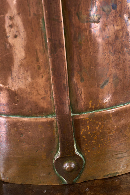 19th Century heavy copper grain measure - No1