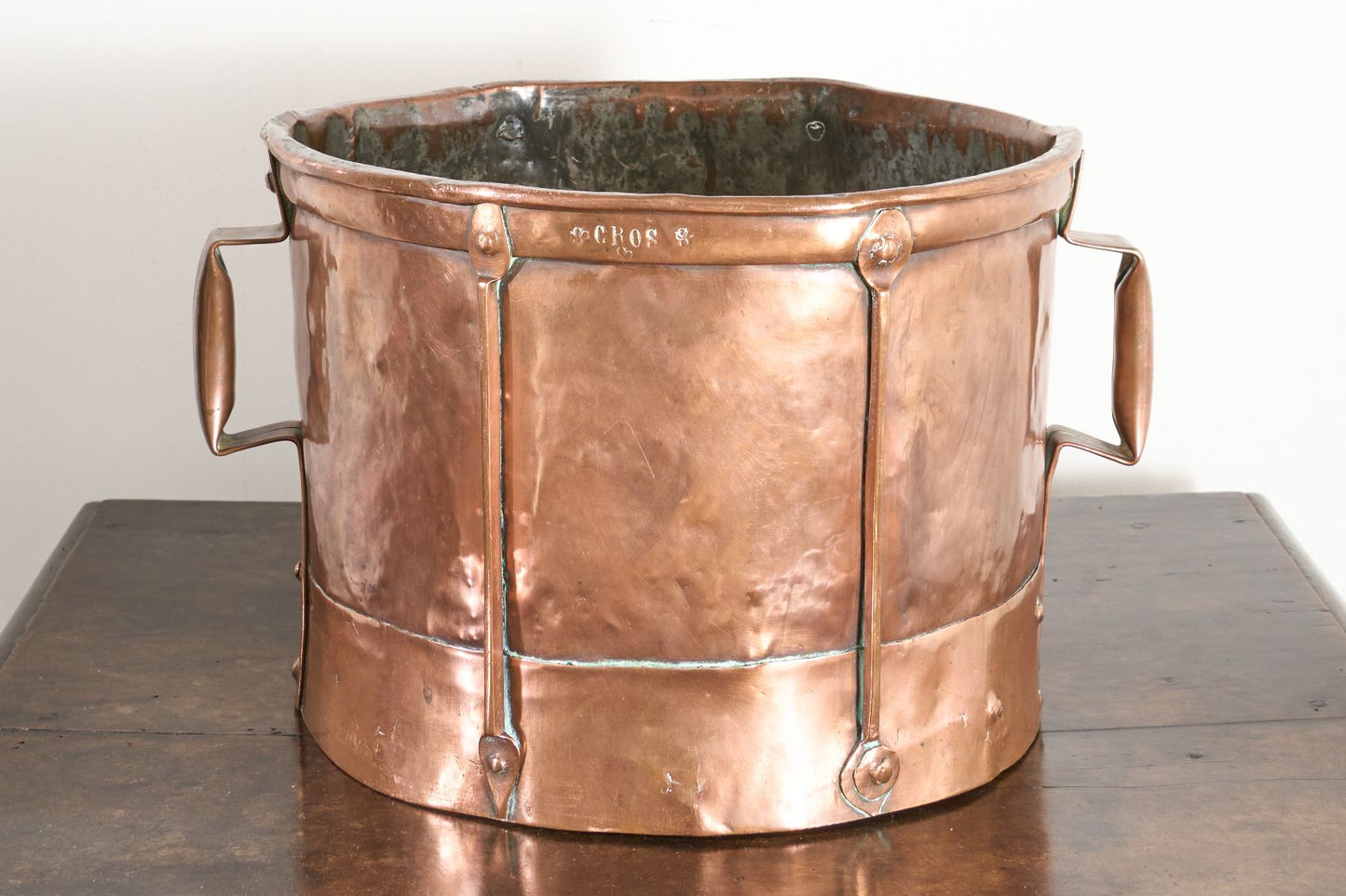 19th century Heavy copper Grain measure - No2