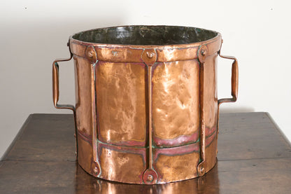 19th century Heavy copper grain measure - No3