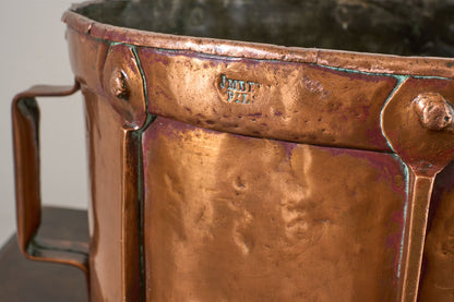 19th century Heavy copper grain measure - No3