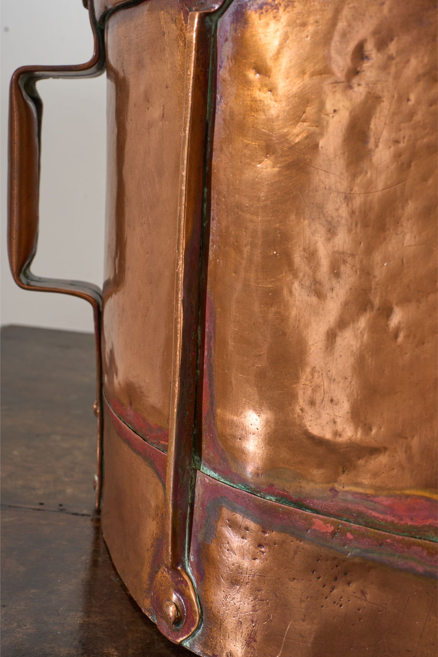 19th century Heavy copper grain measure - No3