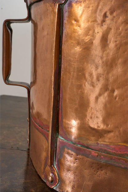 19th century Heavy copper grain measure - No3