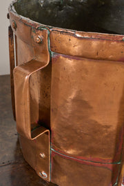 19th century Heavy copper grain measure - No3 - TallBoy Interiors