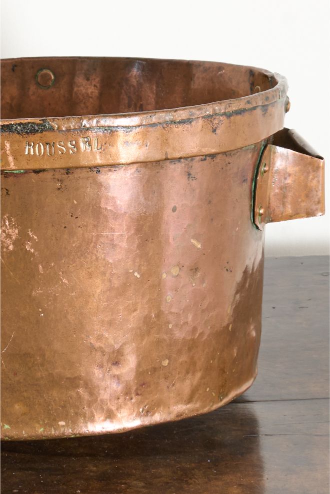 19th century Heavy copper Grain measure - No4 - TallBoy Interiors