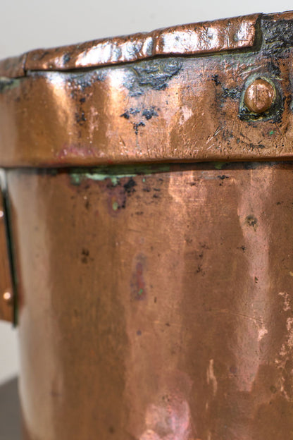 19th century Heavy copper Grain measure - No4