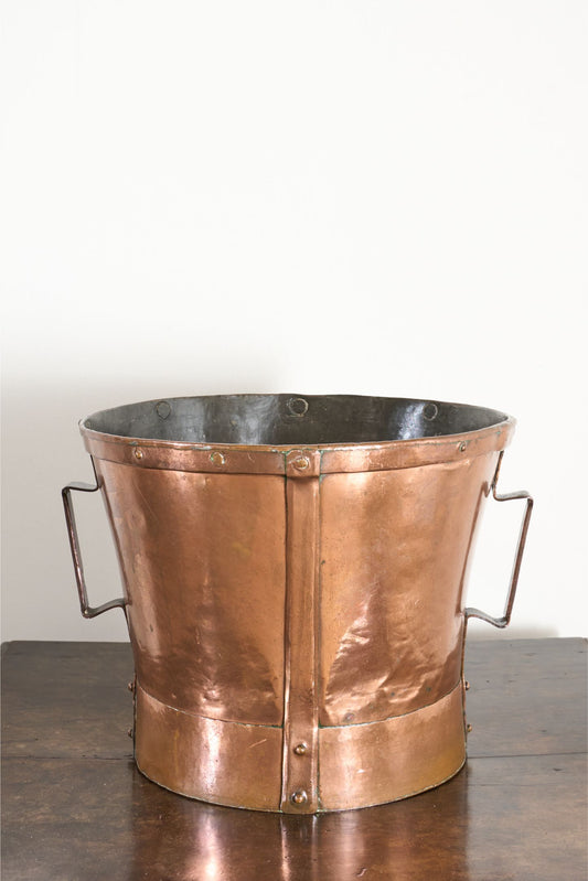 19th century Heavy copper Grain measure - No5