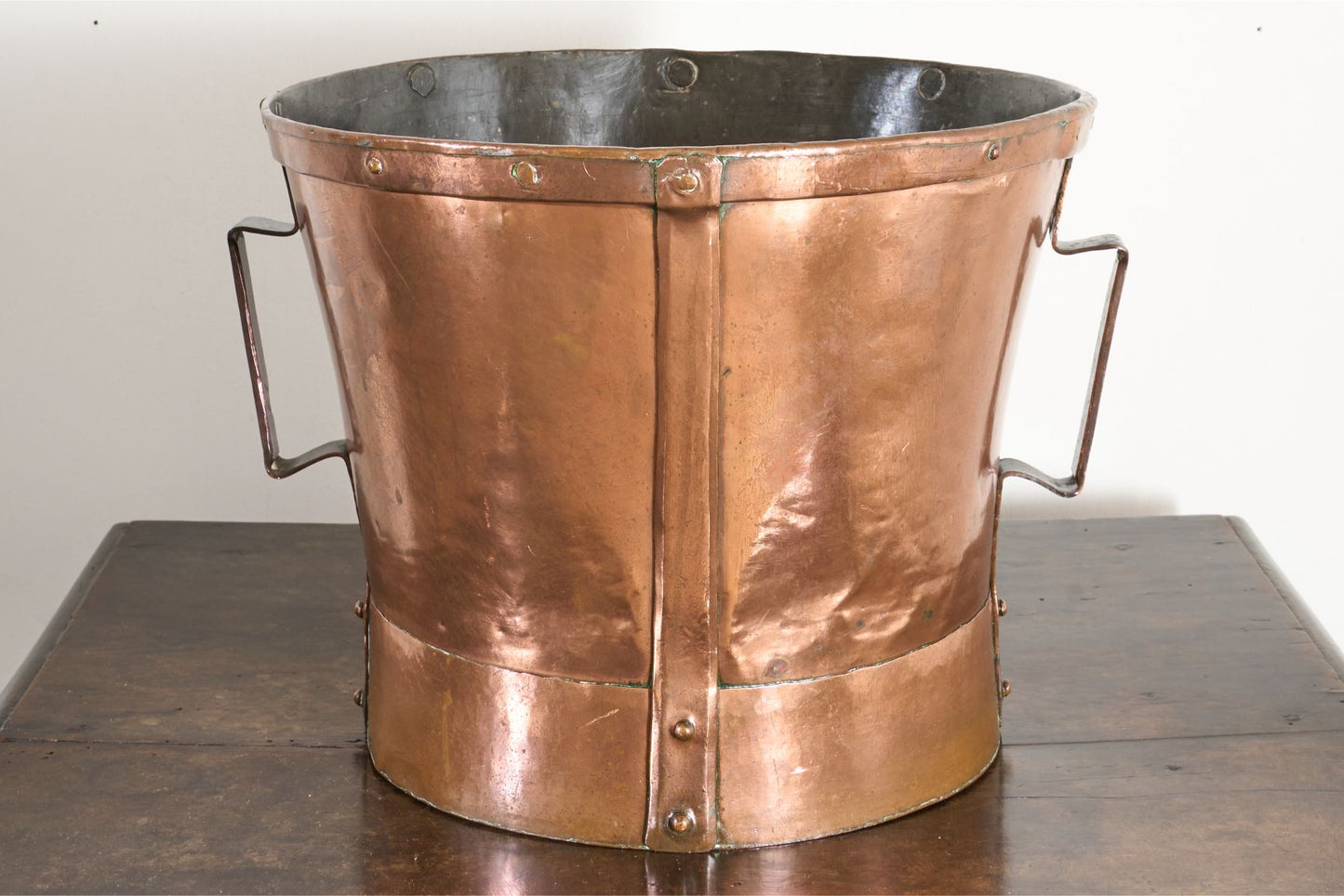 19th century Heavy copper Grain measure - No5