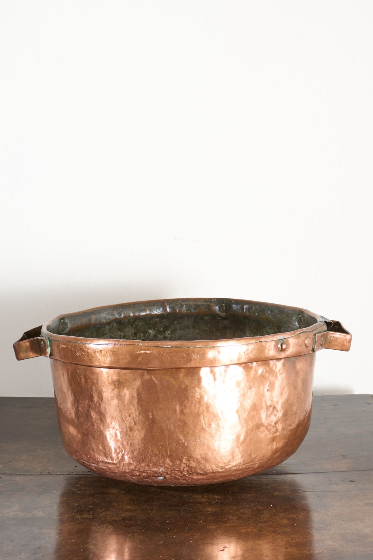 19th century Heavy copper Grain measure - No6 - TallBoy Interiors