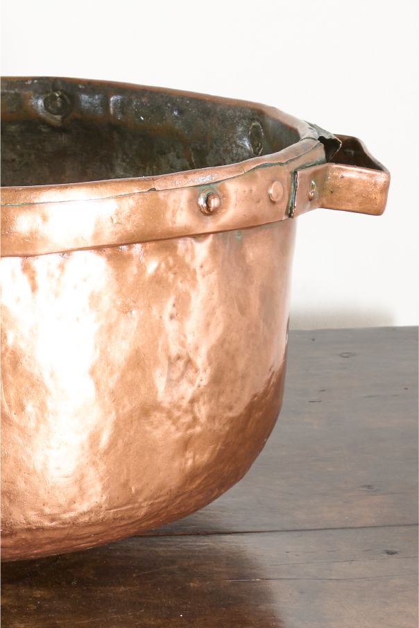 19th century Heavy copper Grain measure - No6 - TallBoy Interiors