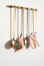 19th century Copper and Brass kitchen utensils - TallBoy Interiors