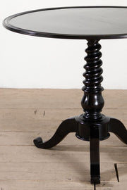 19th Century Ebonised tilt top table - TallBoy Interiors
