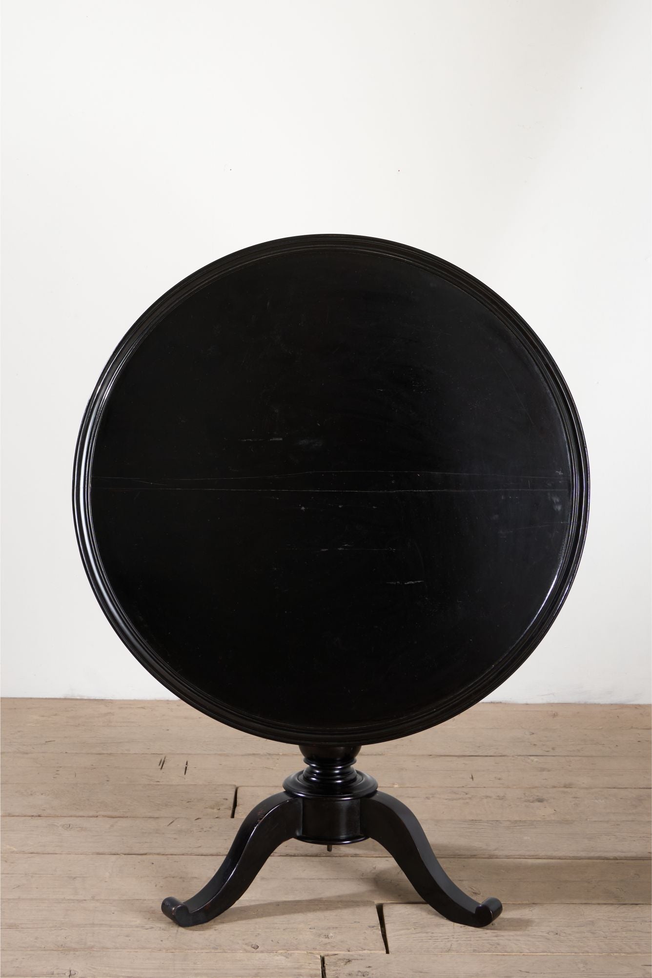 19th Century Ebonised tilt top table - TallBoy Interiors