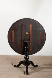 19th Century Ebonised tilt top table - TallBoy Interiors