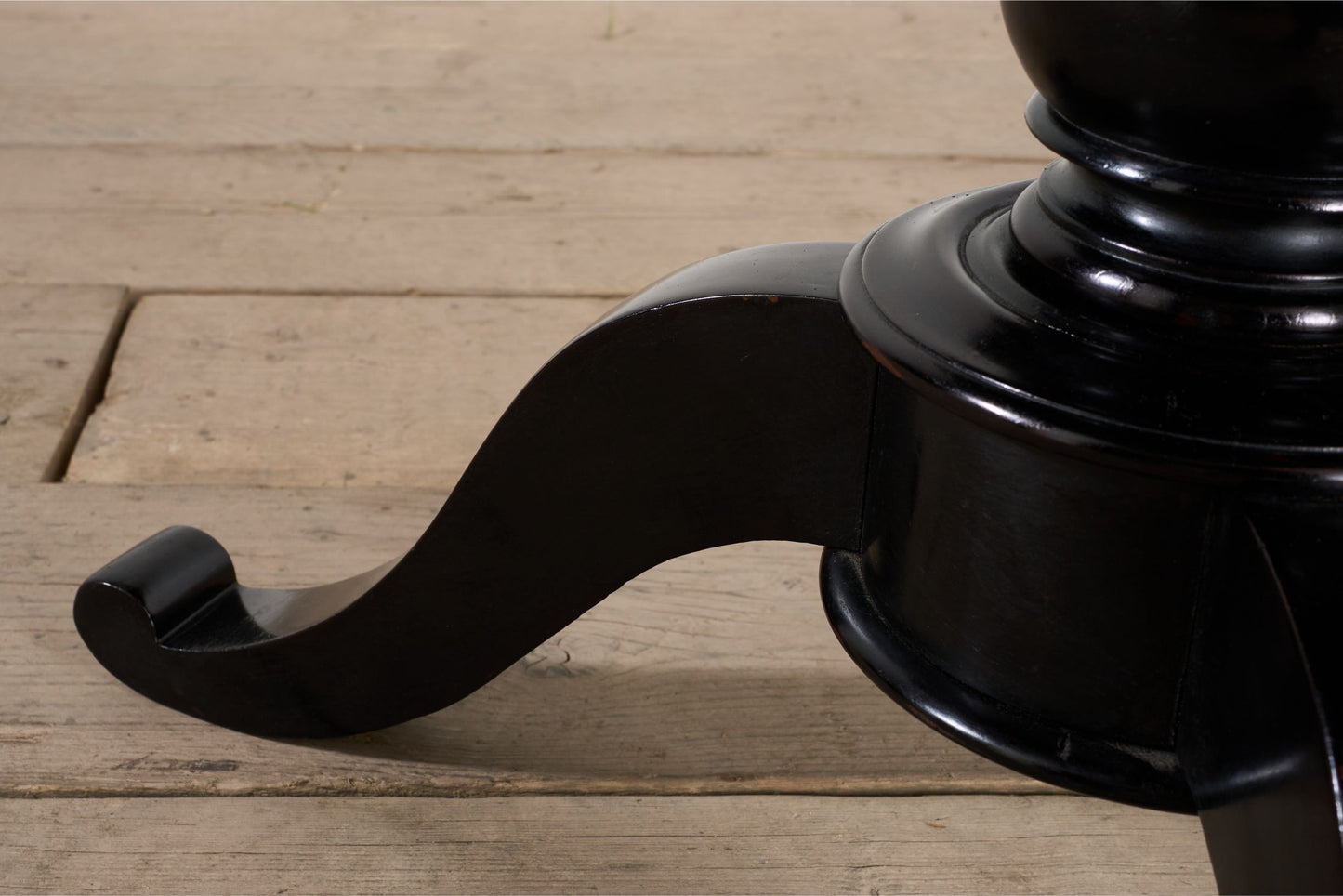 19th Century Ebonised tilt top table - TallBoy Interiors