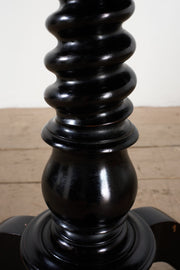 19th Century Ebonised tilt top table - TallBoy Interiors