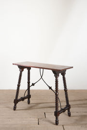 Early 19th Century Spanish rosewood and walnut console table - TallBoy Interiors
