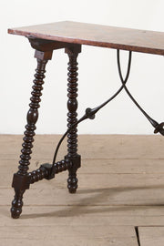 Early 19th Century Spanish rosewood and walnut console table - TallBoy Interiors